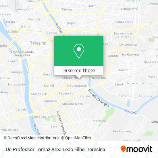 Ue Professor Tomaz Area Leão Filho map