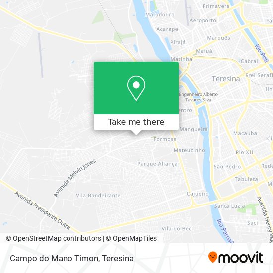 Mapa Campo do Mano Timon