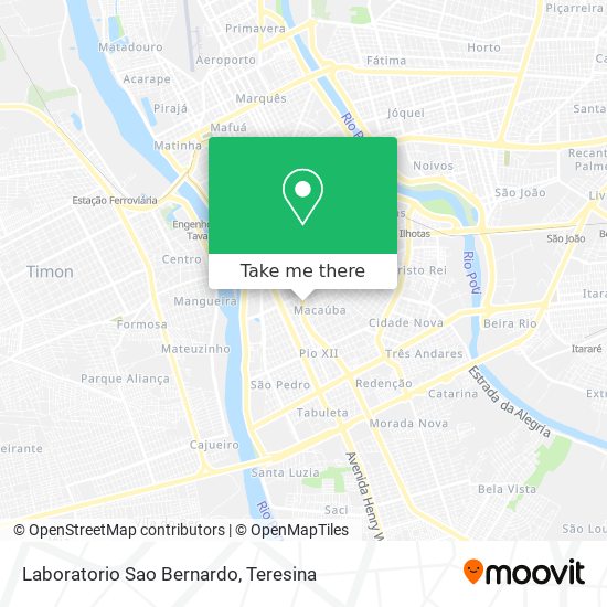 Laboratorio Sao Bernardo map