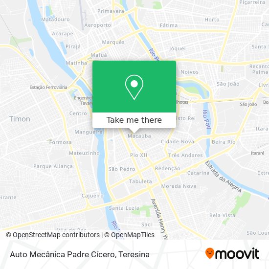 Auto Mecânica Padre Cícero map