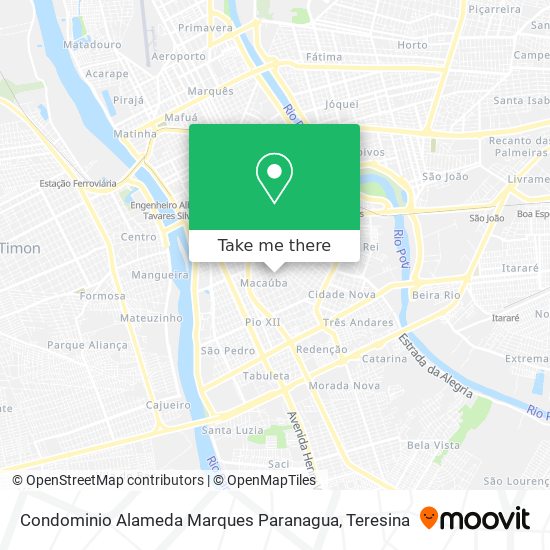 Condominio Alameda Marques Paranagua map