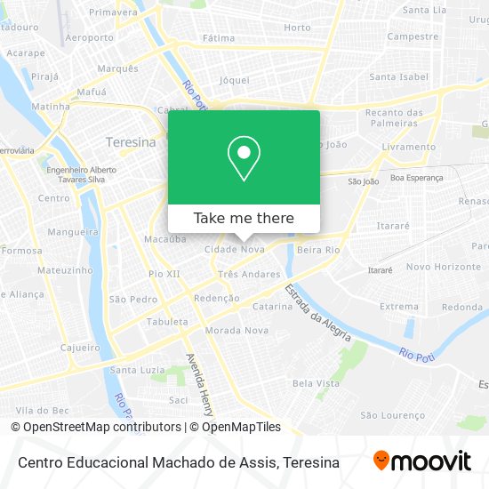 Centro Educacional Machado de Assis map