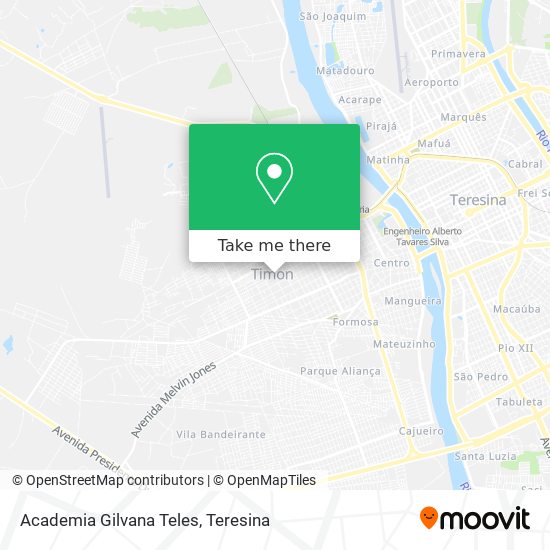 Academia Gilvana Teles map