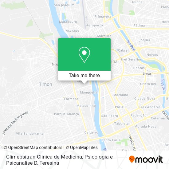 Climepsitran-Clinica de Medicina, Psicologia e Psicanalise D map