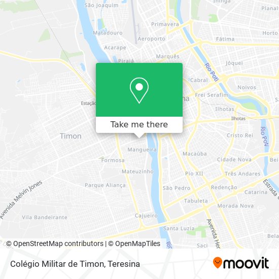 Colégio Militar de Timon map