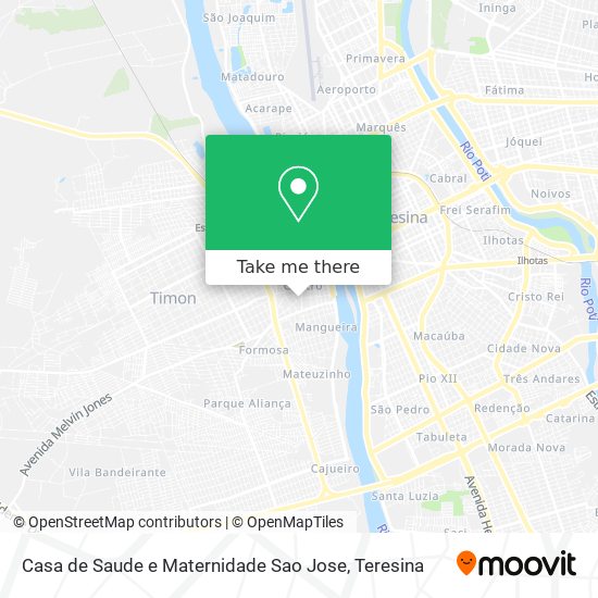 Casa de Saude e Maternidade Sao Jose map