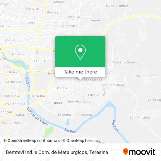Bemtevi Ind. e Com. de Metalurgicos map