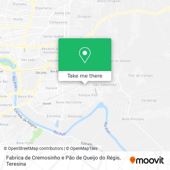 Fabrica de Cremosinho e Pão de Queijo do Régis map