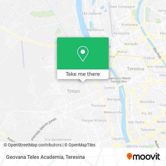 Geovana Teles Academia map