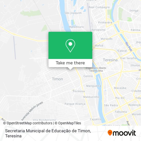 Secretaria Municipal de Educação de Timon map