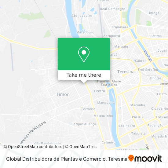 Global Distribuidora de Plantas e Comercio map