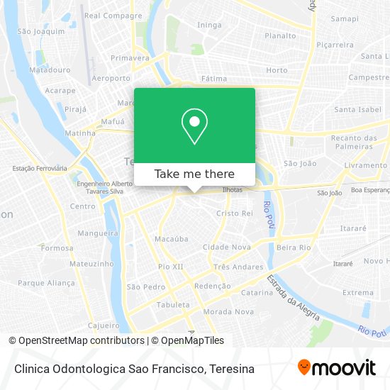 Clinica Odontologica Sao Francisco map