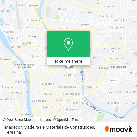 Madecon Madeiras e Materiais de Construcoes map