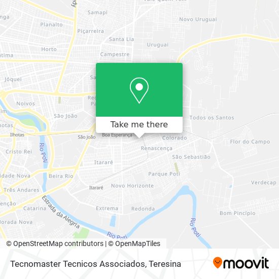 Tecnomaster Tecnicos Associados map