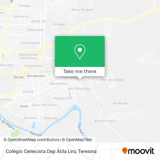 Colégio Cenecista Dep Átila Lira map