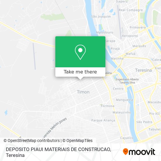 DEPOSITO PIAUI MATERIAIS DE CONSTRUCAO map