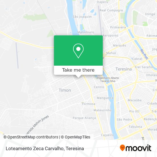 Loteamento Zeca Carvalho map