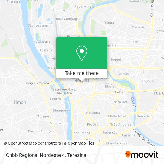 Cnbb Regional Nordeste 4 map