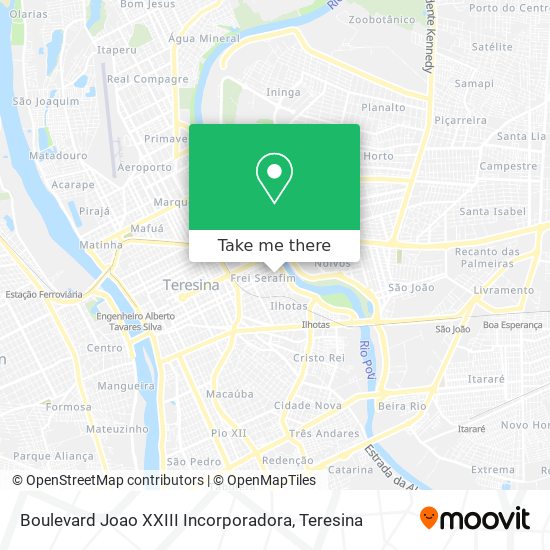 Boulevard Joao XXIII Incorporadora map