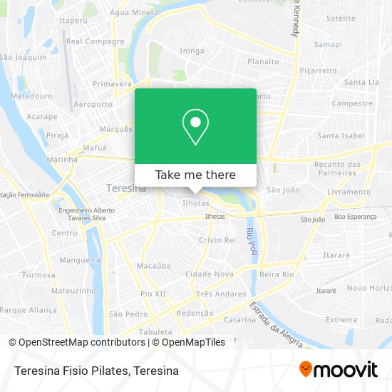 Teresina Fisio Pilates map