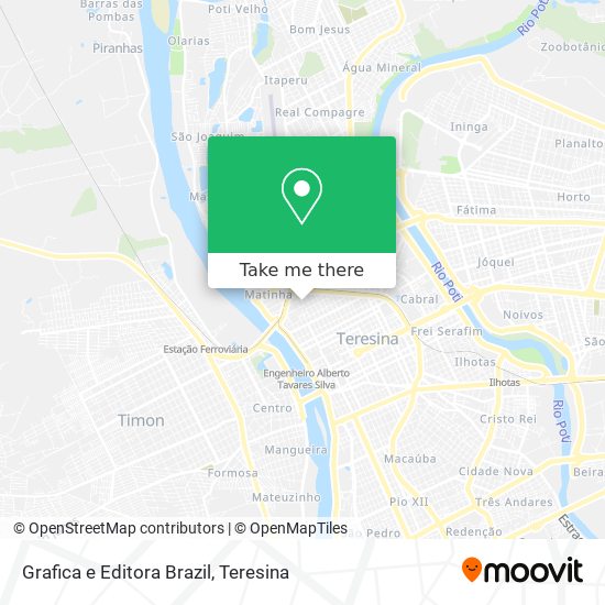Grafica e Editora Brazil map