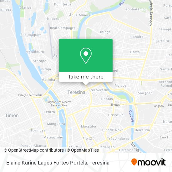 Elaine Karine Lages Fortes Portela map
