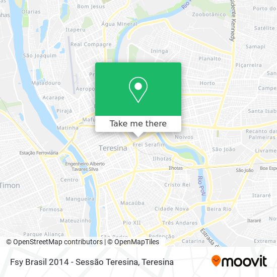 Fsy Brasil 2014 - Sessão Teresina map