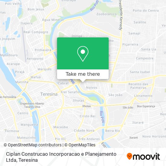 Ciplan Construcao Incorporacao e Planejamento Ltda map