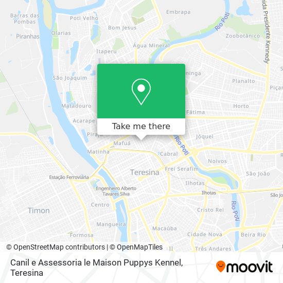 Canil e Assessoria le Maison Puppys Kennel map