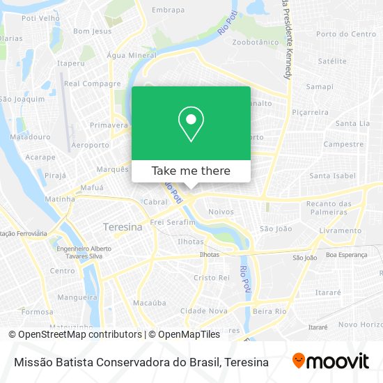 Missão Batista Conservadora do Brasil map