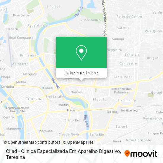 Cliad - Clinica Especializada Em Aparelho Digestivo map