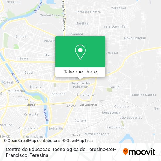 Centro de Educacao Tecnologica de Teresina-Cet-Francisco map