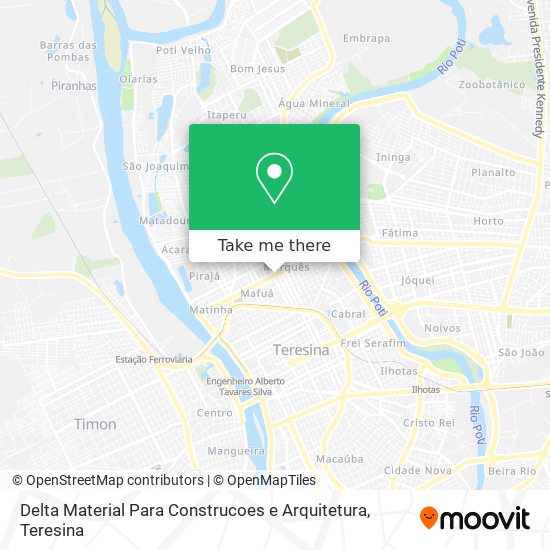 Delta Material Para Construcoes e Arquitetura map