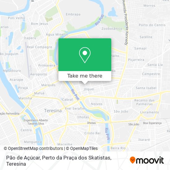 Pão de Açúcar, Perto da Praça dos Skatistas map