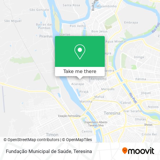 Fundação Municipal de Saúde map
