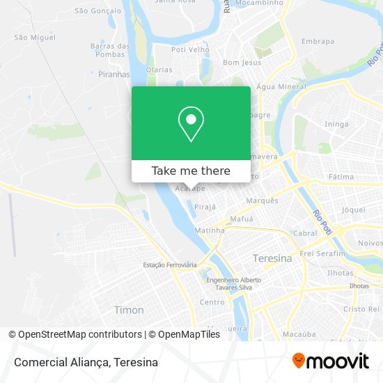 Comercial Aliança map