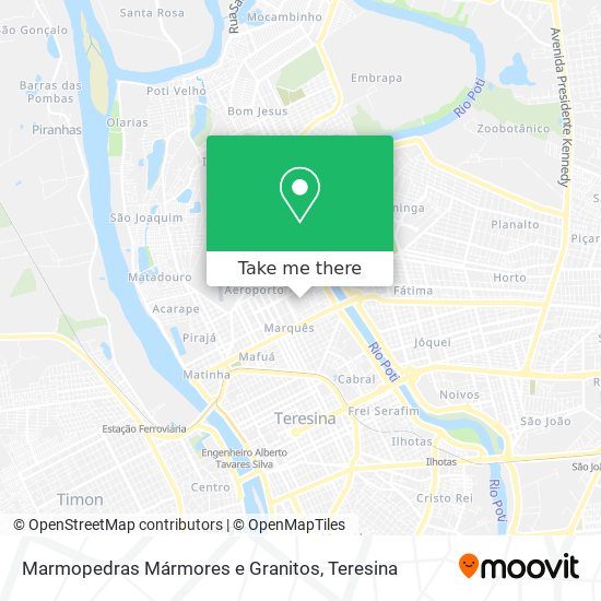 Marmopedras Mármores e Granitos map