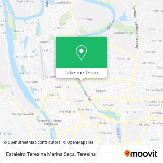 Estaleiro Teresina Marina Seca map