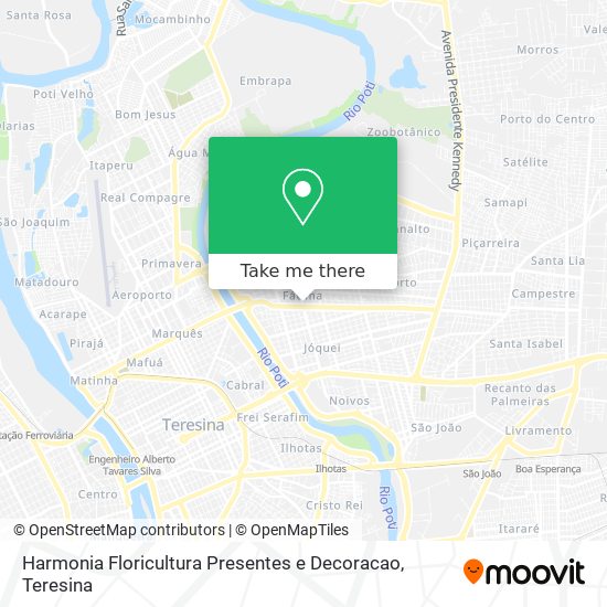 Harmonia Floricultura Presentes e Decoracao map