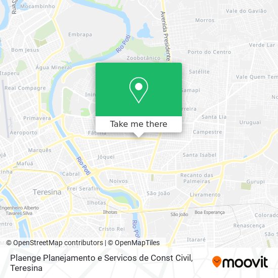 Plaenge Planejamento e Servicos de Const Civil map