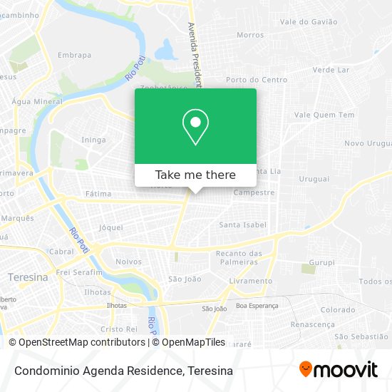 Condominio Agenda Residence map