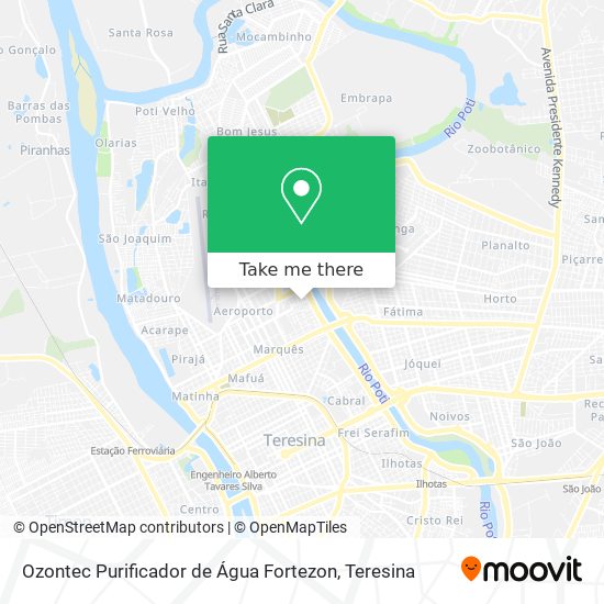 Ozontec Purificador de Água Fortezon map