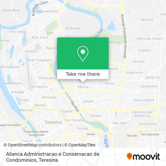 Mapa Alianca Administracao e Conservacao de Condominios