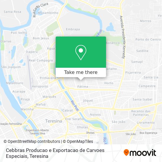 Mapa Cebbras Producao e Exportacao de Carvoes Especiais