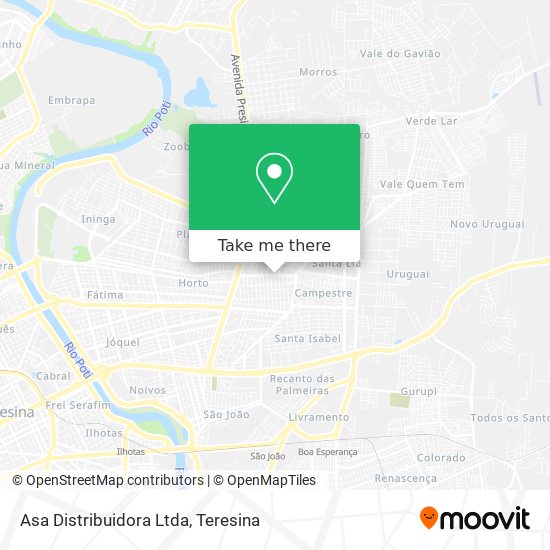 Asa Distribuidora Ltda map