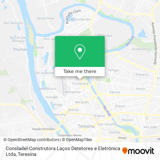 Consladel-Construtora Laços Detetores e Eletrônica Ltda map