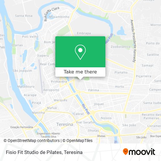 Fisio Fit Studio de Pilates map