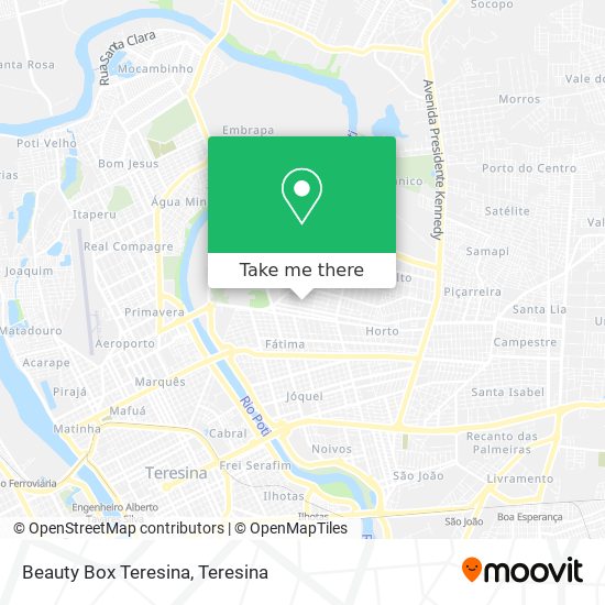 Beauty Box Teresina map