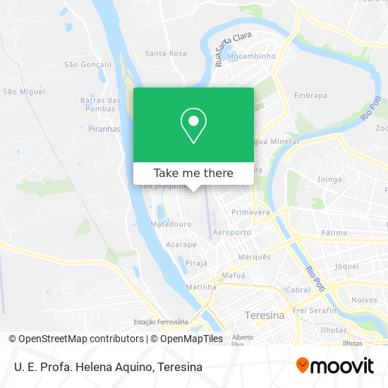 U. E. Profa. Helena Aquino map