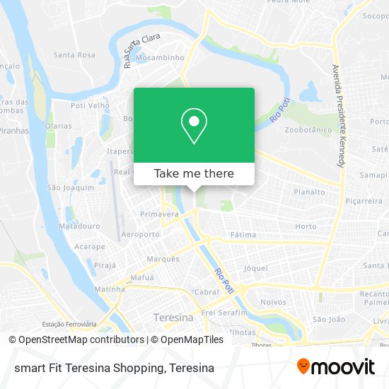 smart Fit Teresina Shopping map
